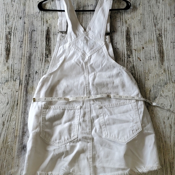 MuMu Blue white Jean overall dress - Picture 9 of 9
